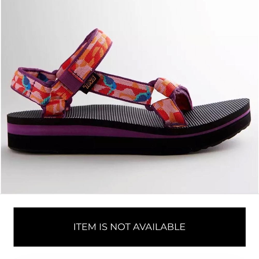 Teva Women's Purple Multi-Color Hummingbird Sport Sandal